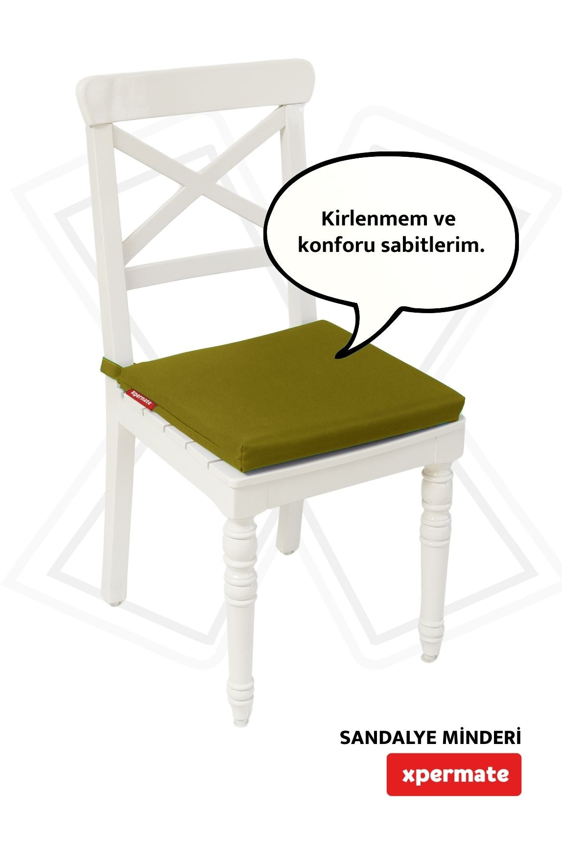 Fermuarlı Sandalye Minderi