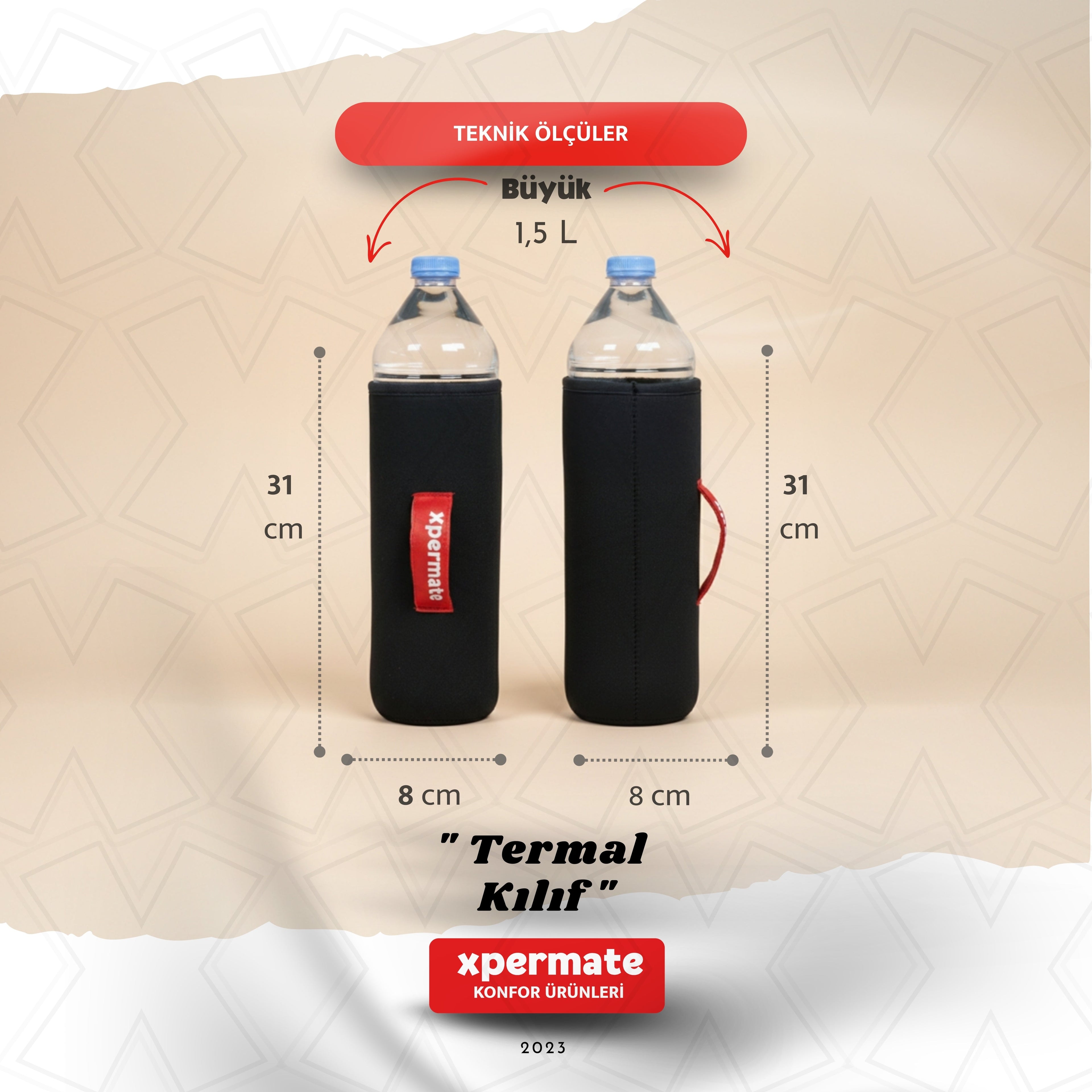1.5 lt - Siyah