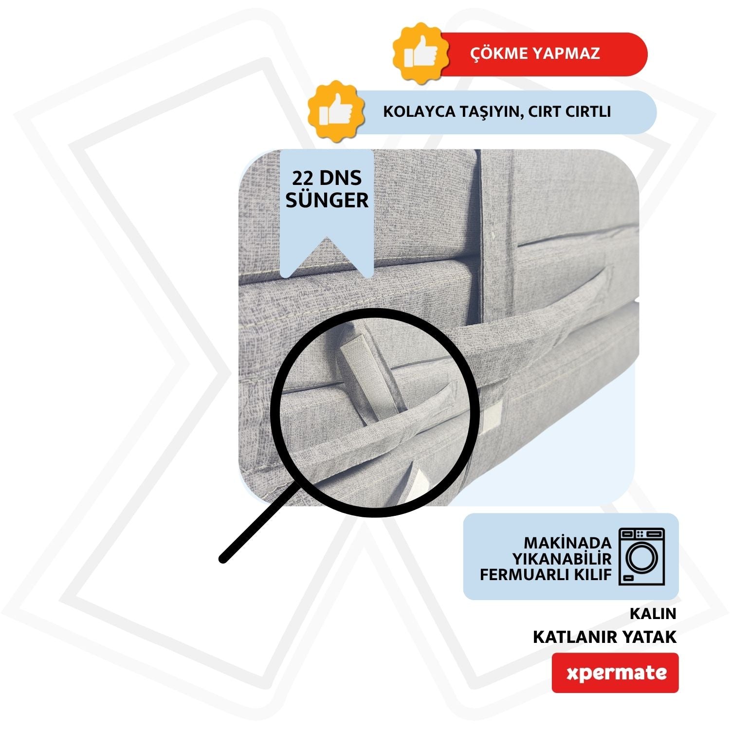 Tek Kişilik 80x180x8 cm