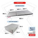 Tek Kişilik 80x180x8 cm