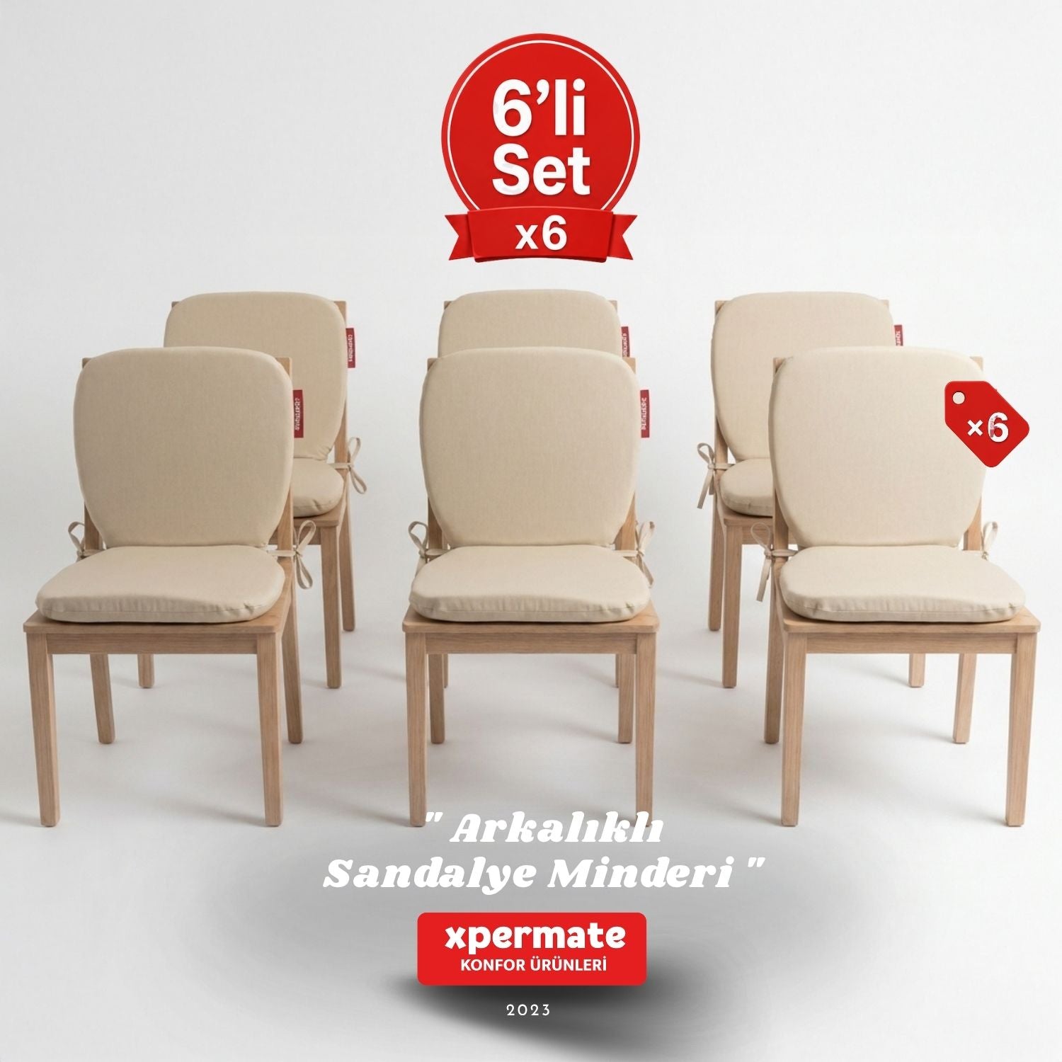 Bej - 6'lı