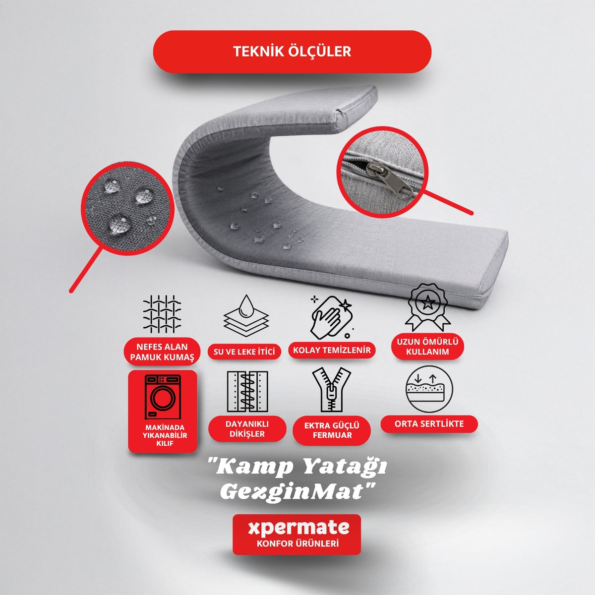 GezginMat Kamp Yatağı