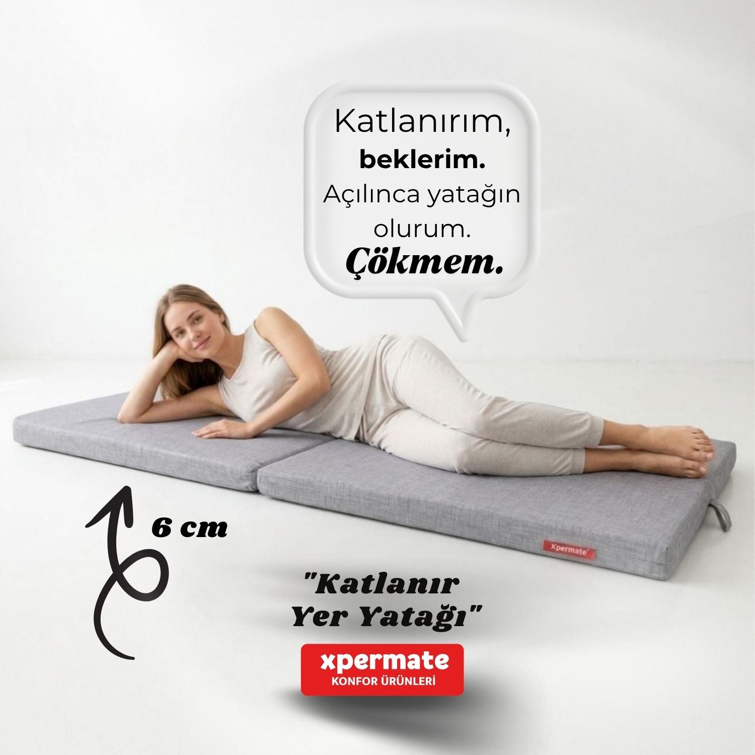 Tek Kişilik 70x180x6 cm 
