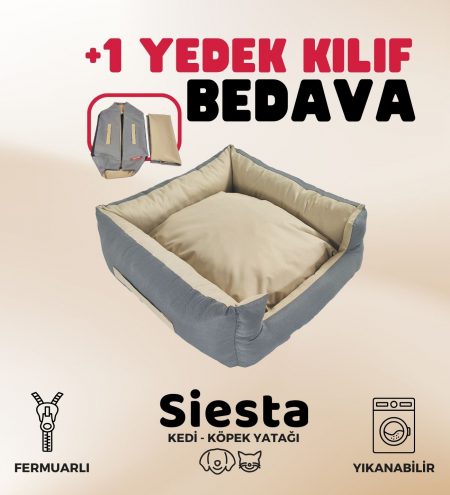 kedi yatağı kedi ve köpek yatağı küçük ırk köpek yatağı kedi yatak köpek yatak kedi köpek yatağı siesta-antrasit-bej-01